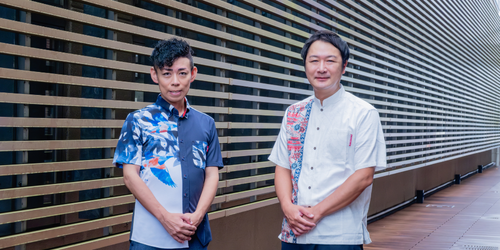 野田洋平(左)袖野弘毅(右)